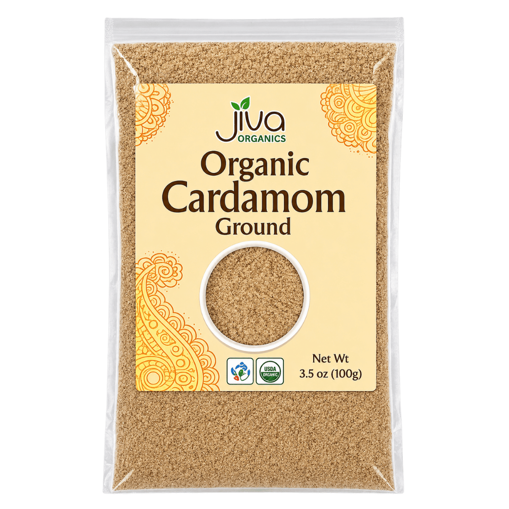 Jiva Organics Cardamom Powder 100 g buy online USA - 1